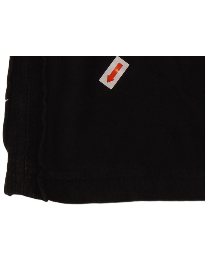 DESIGUAL T-shirt grafica da uomo Top in cotone nero medio