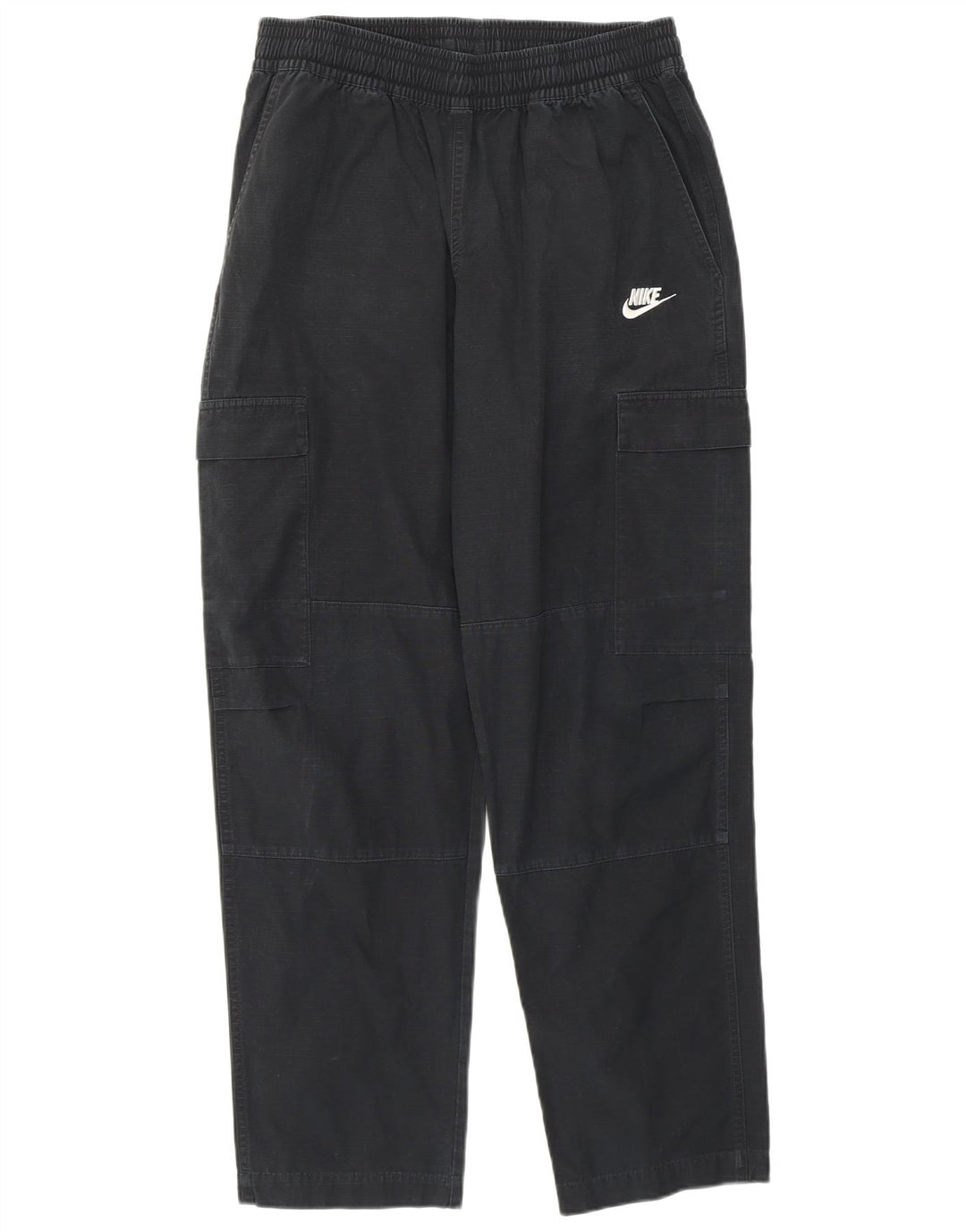 Pantaloni cargo dritti da uomo Nike Small W29 L28 cotone nero