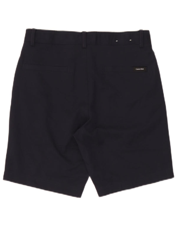 Pantaloncini casual da uomo Calvin Klein W30 medio blu navy poliestere
