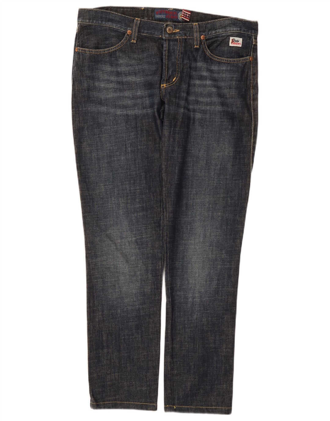 Jeans slim da donna Roy Rogers W32 L29 cotone blu