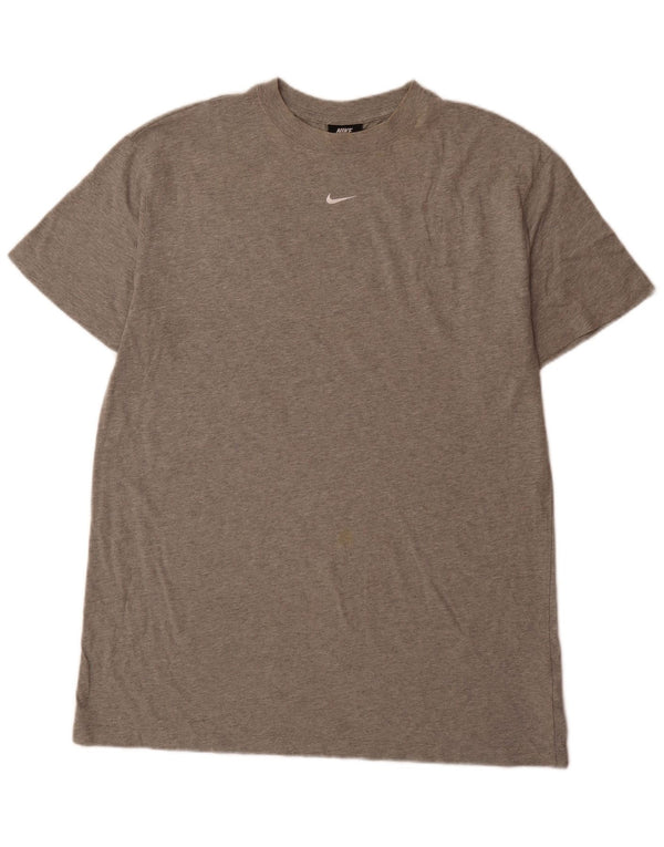 T-shirt da uomo Nike Top grande in cotone grigio