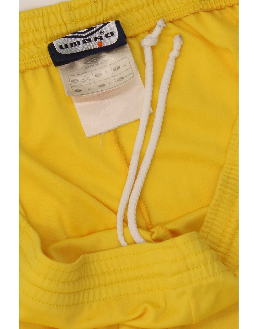 Umbro Set da 2 pezzi grafici da uomo XL in poliestere color block giallo