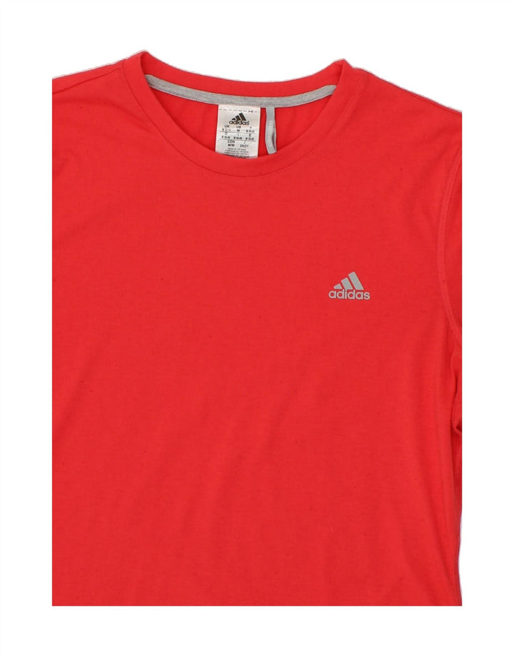 ADIDAS Womens T-Shirt Top UK 12/14 Medium Pink Polyester Vintage Adidas and Second-Hand Adidas from Messina Hembry 
