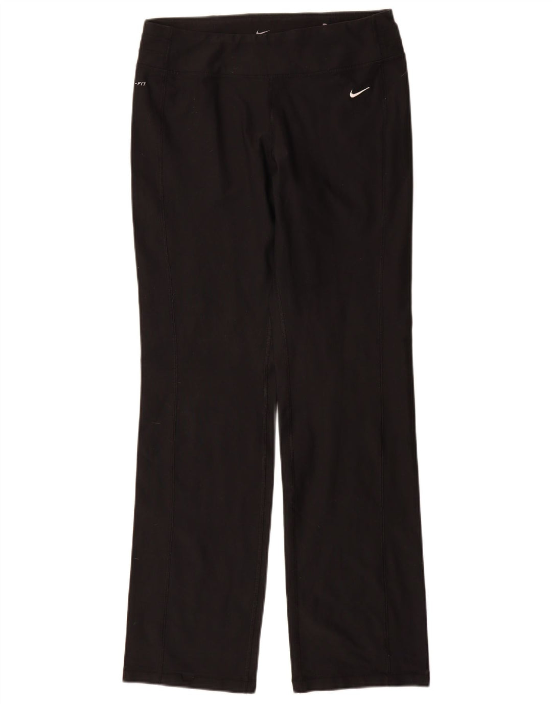 Pantaloni da tuta Nike Dri Fit da donna UK 12 Medium Nero Poliestere