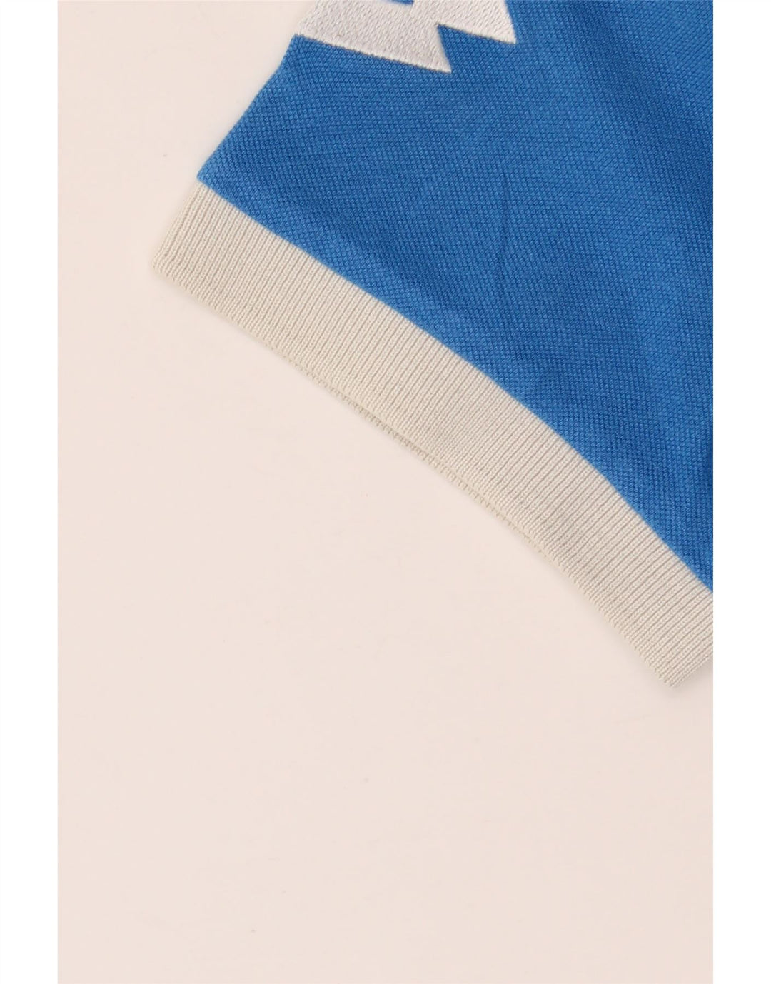 Polo da rugby grafica LOTTO da donna Italia UK 14 grande cotone blu