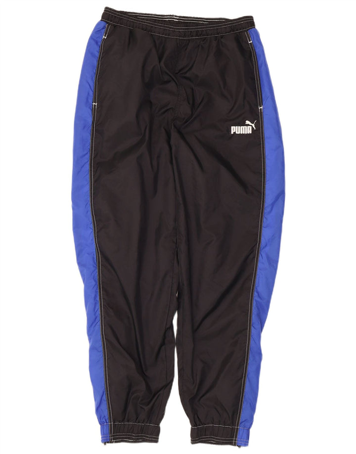 Pantaloni da tuta da uomo Puma Joggers Medium Black Colourblock in poliammide