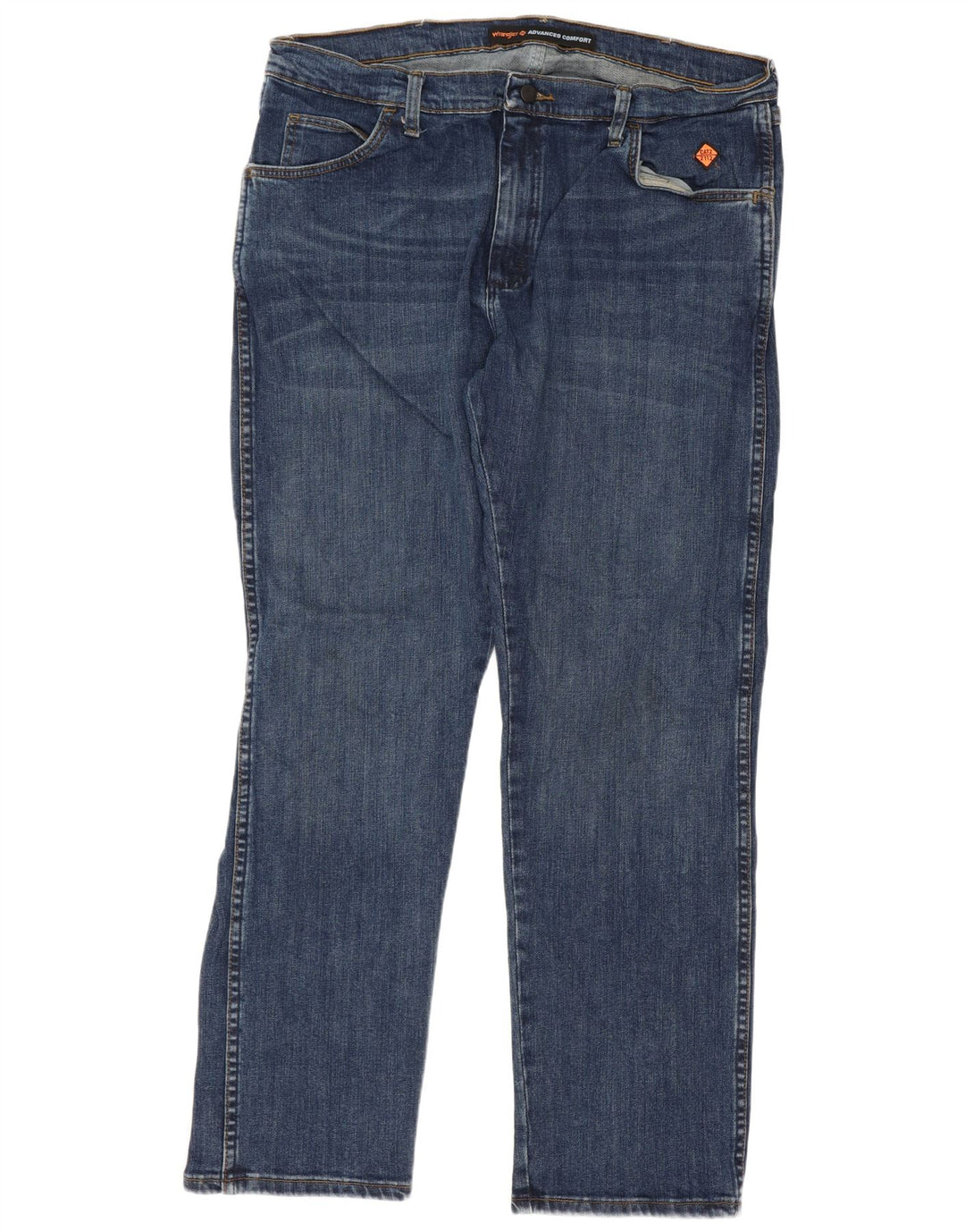 Jeans dritti da uomo Wrangler W38 L30 cotone blu