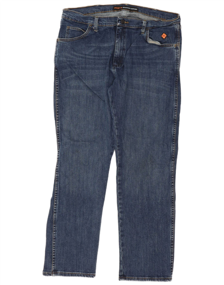 Jeans dritti da uomo Wrangler W38 L30 cotone blu