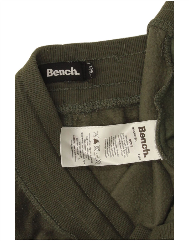 Pantaloni da tuta con grafica da uomo Bench Pantaloni da jogging Large Green Colourblock