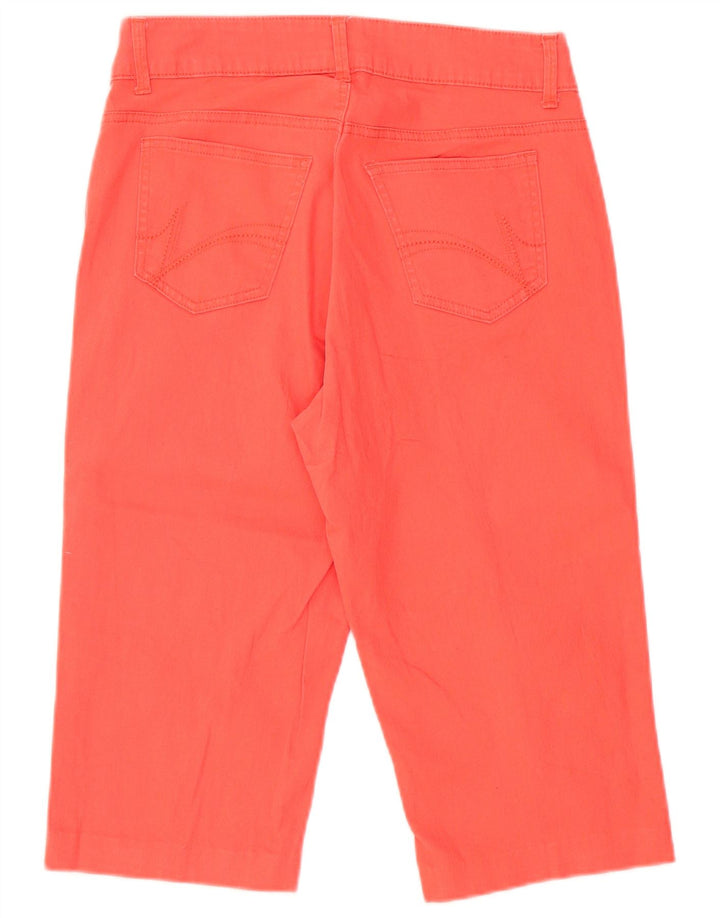Pantaloncini casual da donna LEE US 8 medi W30 in cotone arancione