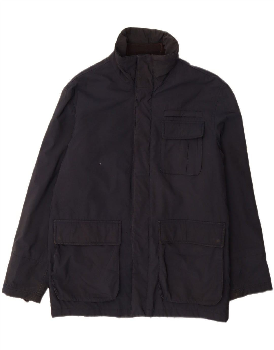Giacca utility da uomo FAY UK 38 poliestere blu navy medio