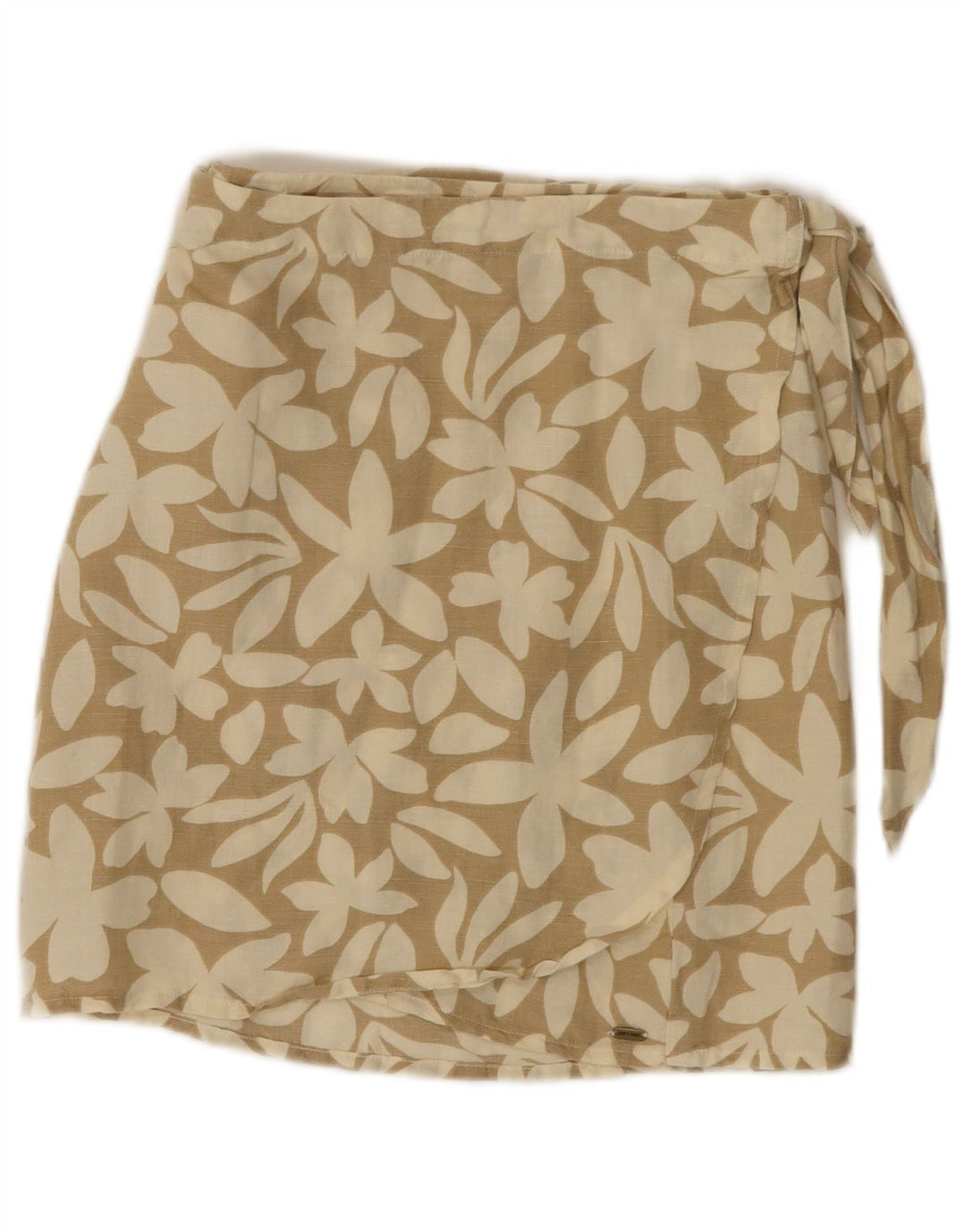 RIP CURL Gonna avvolgente da donna piccola W26 Lino floreale beige