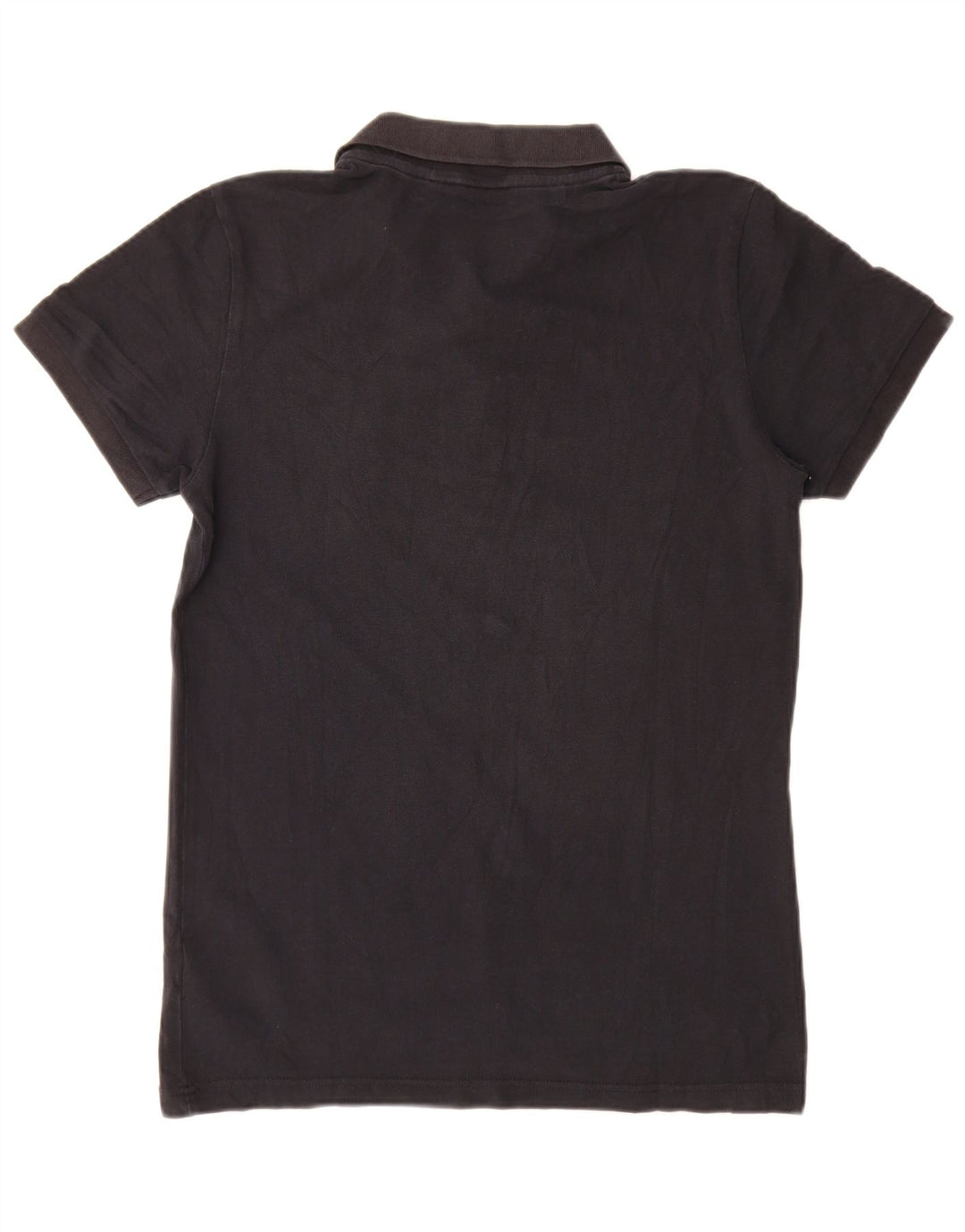 Polo Adidas da uomo in cotone nero medio