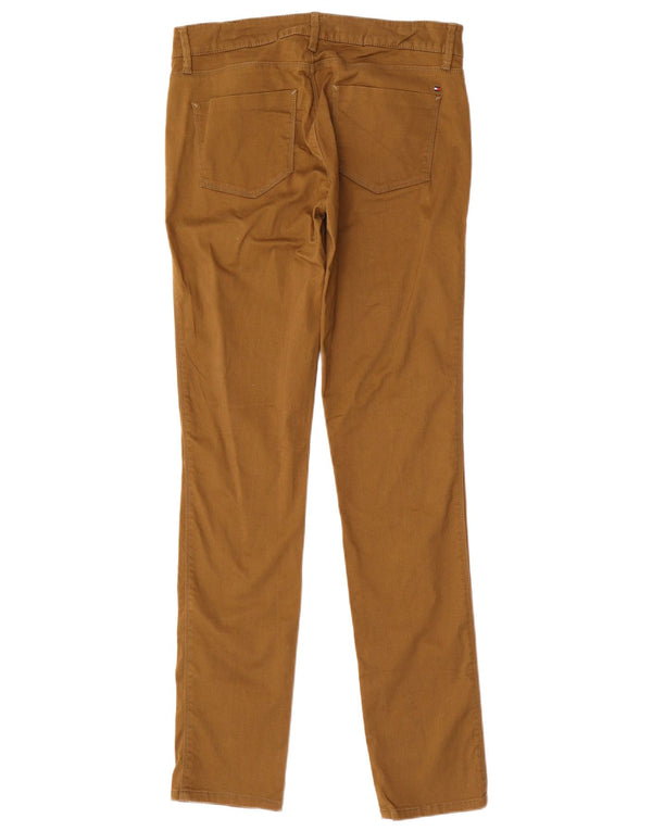 Pantaloni casual slim fit Tommy Hilfiger da donna Milano RW W28 L33 kaki