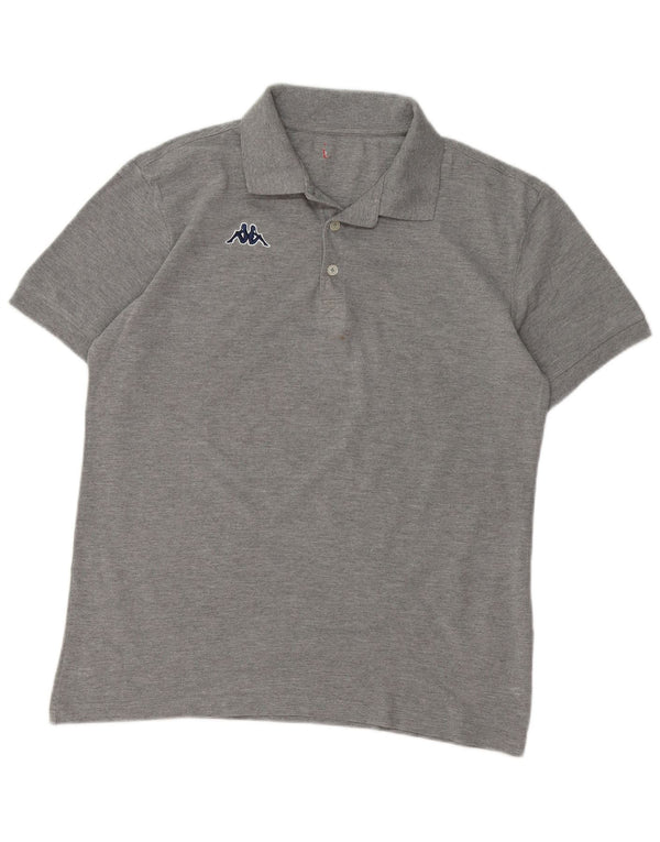 Polo Uomo KAPPA in cotone Grigio Medio