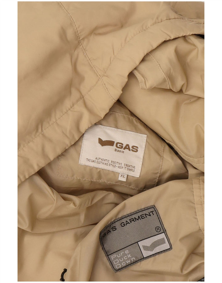 Gilet imbottito da uomo Gas UK 42 XL Beige
