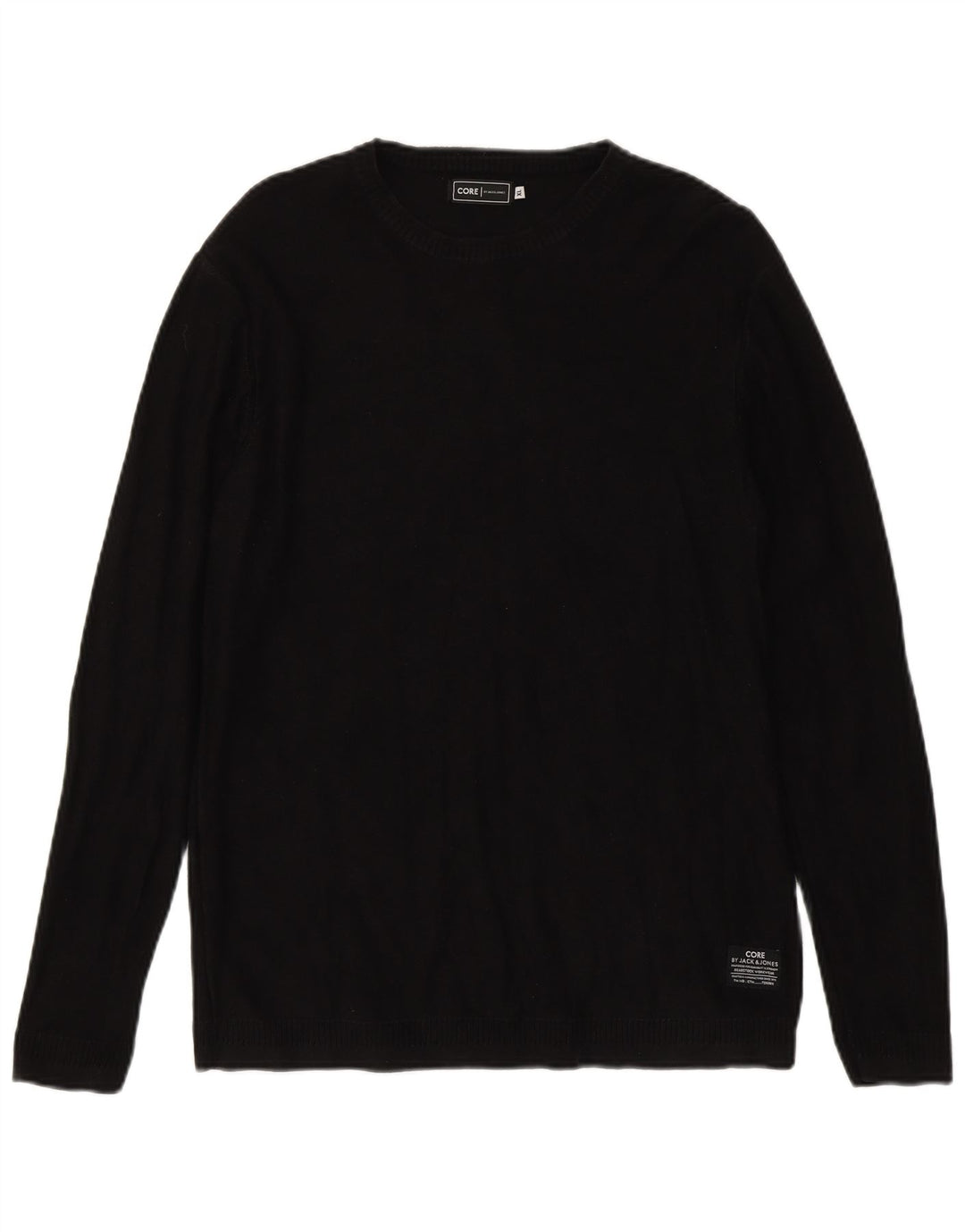 Maglione maglione girocollo da uomo Jack & Jones XL cotone nero