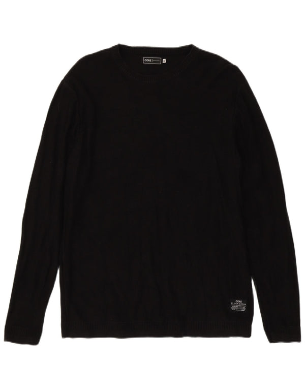 Maglione maglione girocollo da uomo Jack & Jones XL cotone nero