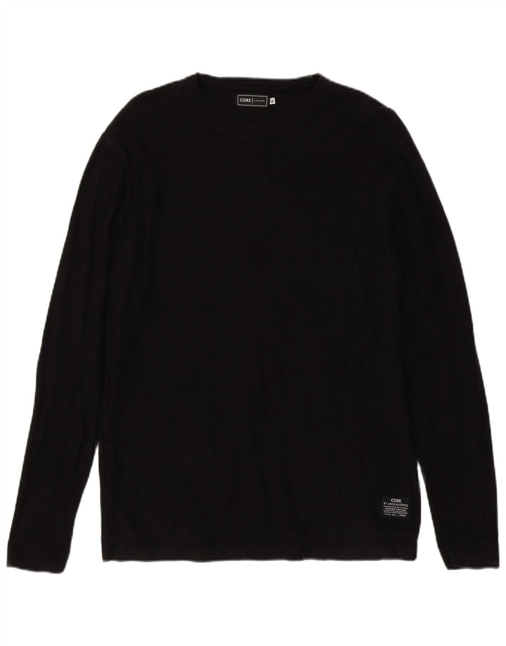 Maglione maglione girocollo da uomo Jack & Jones XL cotone nero