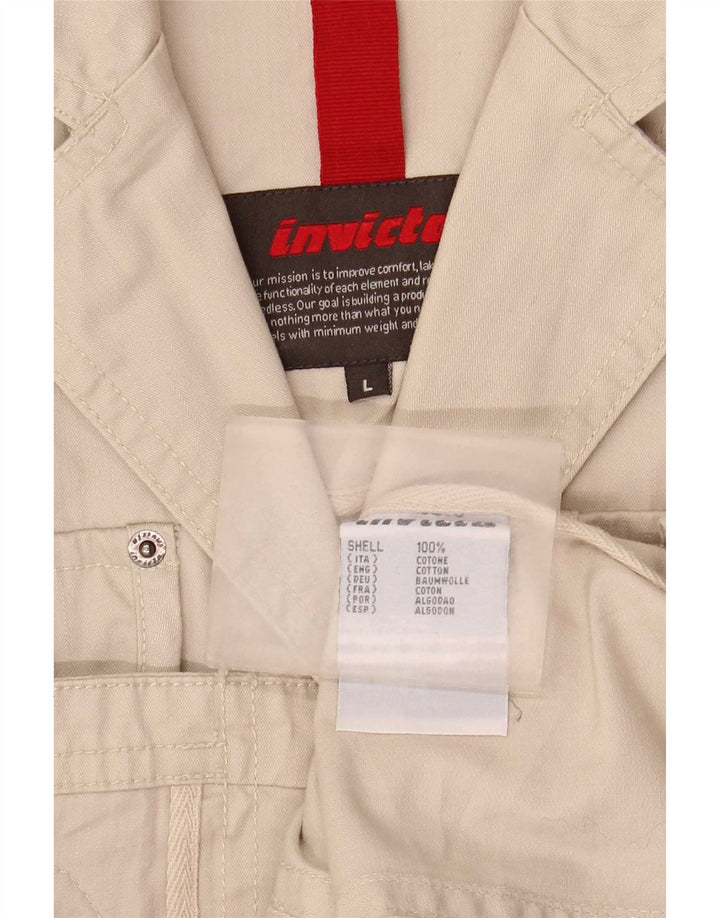 Giacca utility da donna Invicta UK 16 grande cotone beige