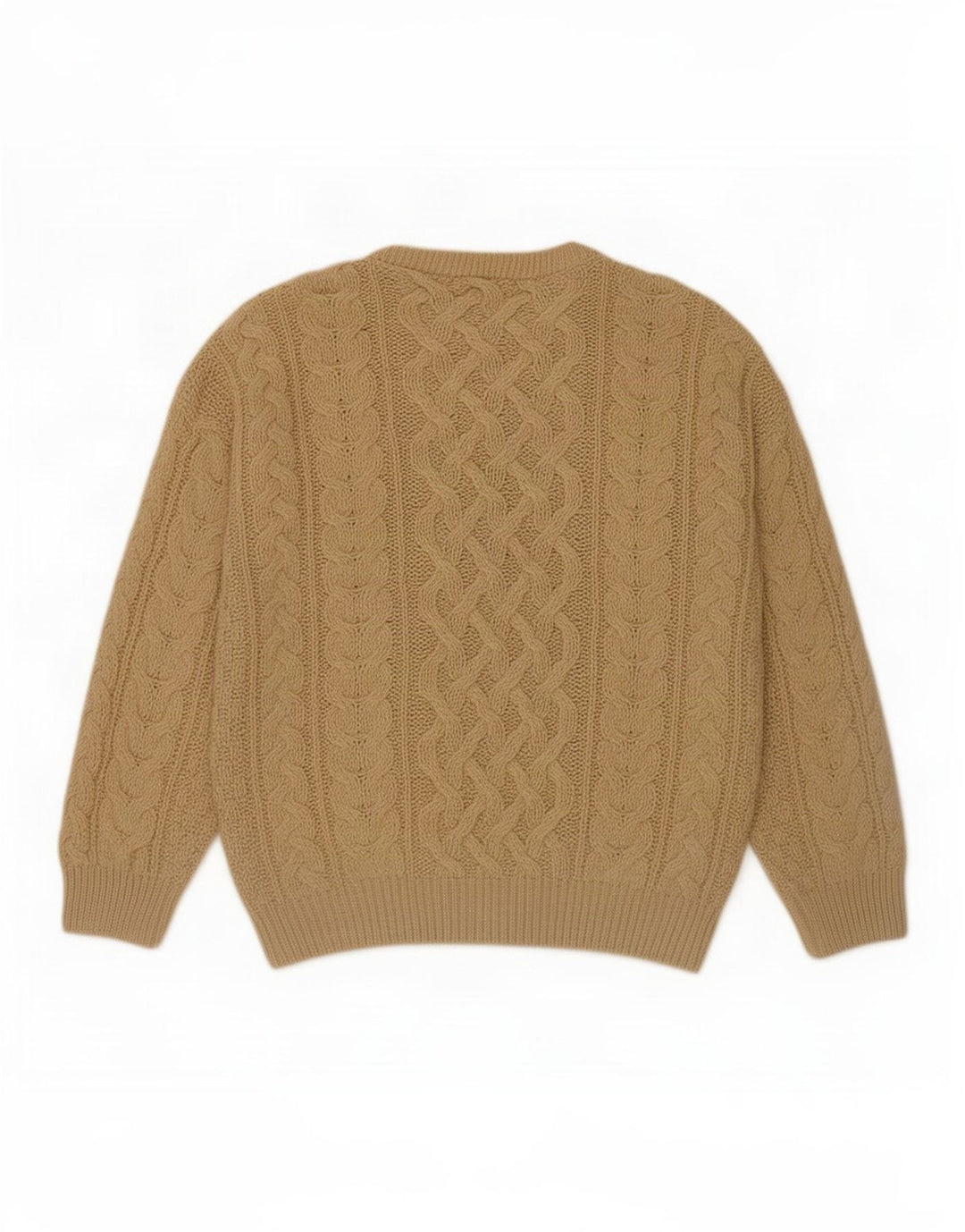 Maglione maglione girocollo da uomo St. Bernard, acrilico beige medio