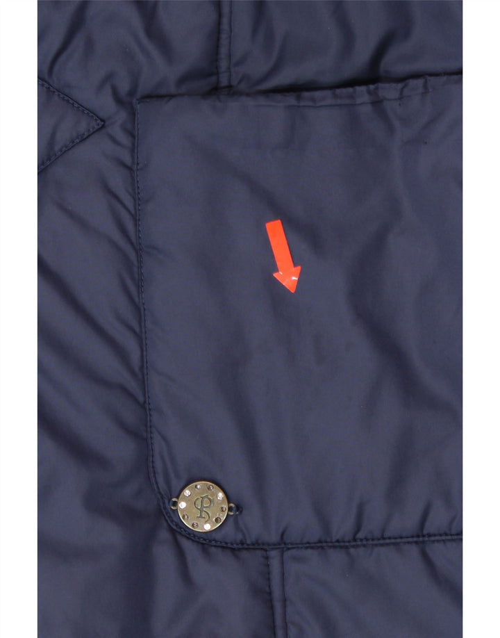 PACO BOUTIQUE Womens Padded Coat UK 16 Large Navy Blue Polyester Vintage Paco Boutique and Second-Hand Paco Boutique from Messina Hembry 