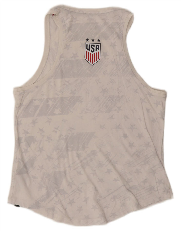 Canotta grafica da donna Nike UK 12 cotone bianco medio