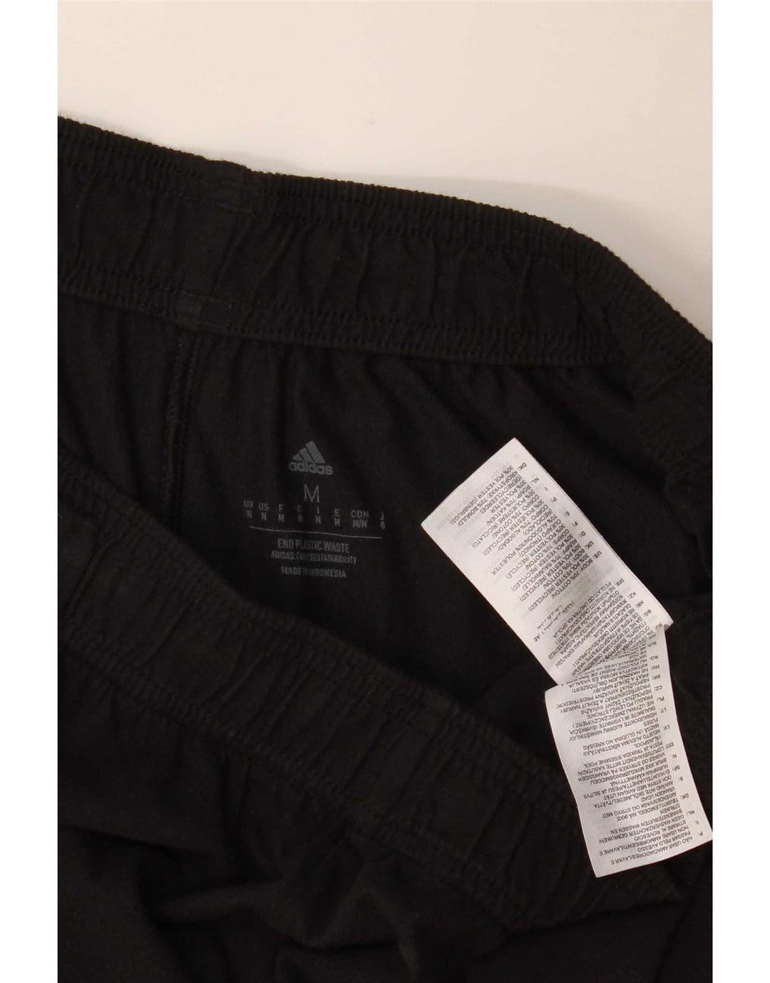 Pantaloncini sportivi Adidas da uomo con grafica media in cotone nero