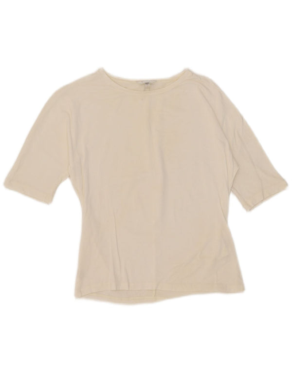 T-shirt da donna Max Mara Top UK 10 Small bianca in viscosa