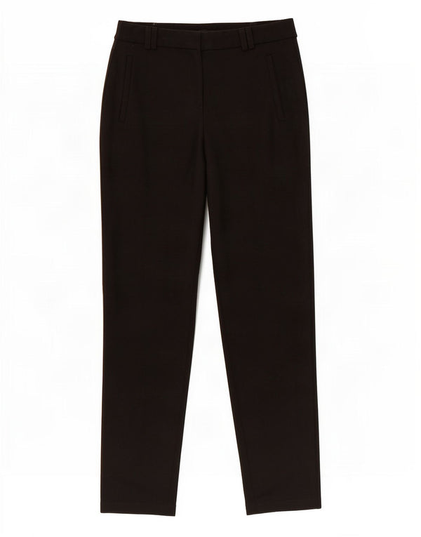 Pantaloni casual slim da donna Topshop UK 6 XS W25 L28 poliestere nero