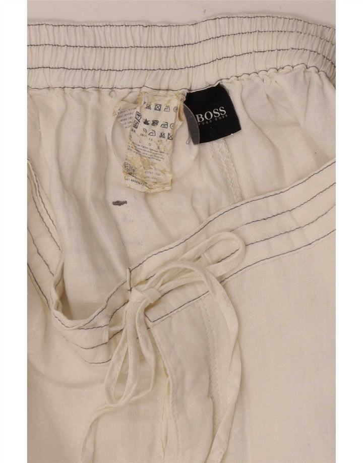 Bermuda da uomo Hugo Boss grandi W34 bianchi