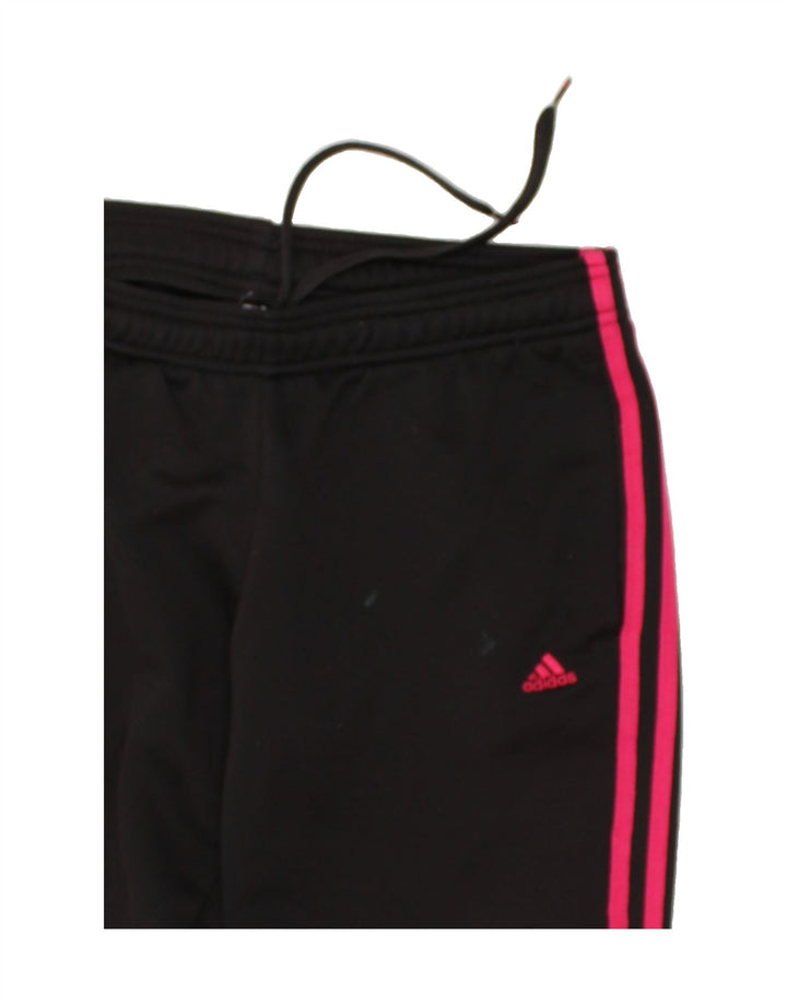 Pantaloni da tuta ADIDAS Climalite da donna UK 8/10 Small Poliestere nero