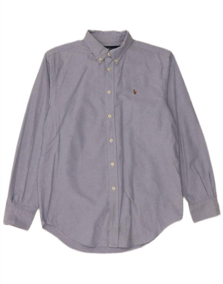 RALPH LAUREN Camicia Bambino 13-14 Anni Cotone Blu