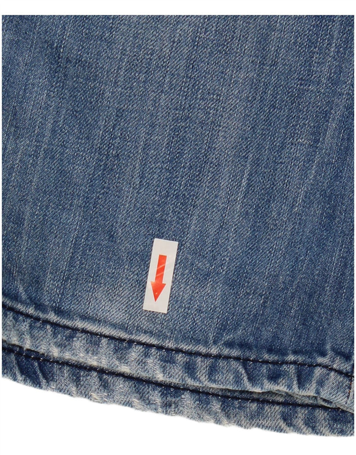 Jeans slim da uomo Diesel Iakop effetto consumato W33 L34 cotone blu