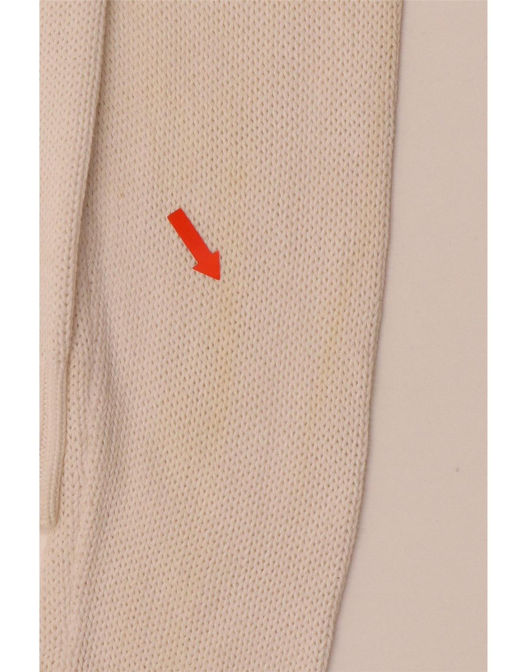 ARMANI JEANS Maglione da donna con scollo a V UK 16 Grande cotone bianco