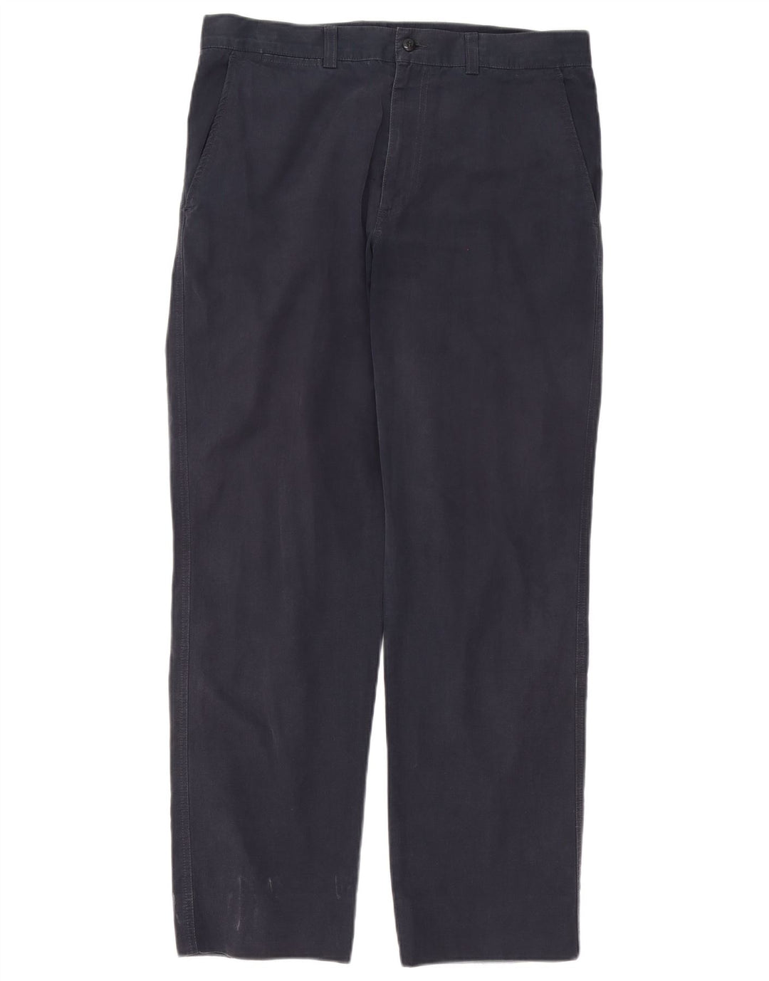 Pantaloni chino regolari da uomo Avirex W34 L30 cotone blu navy
