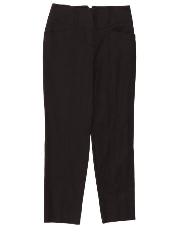 Pantaloni casual affusolati a vita alta da donna Boden UK 10 piccoli W30 L28 neri