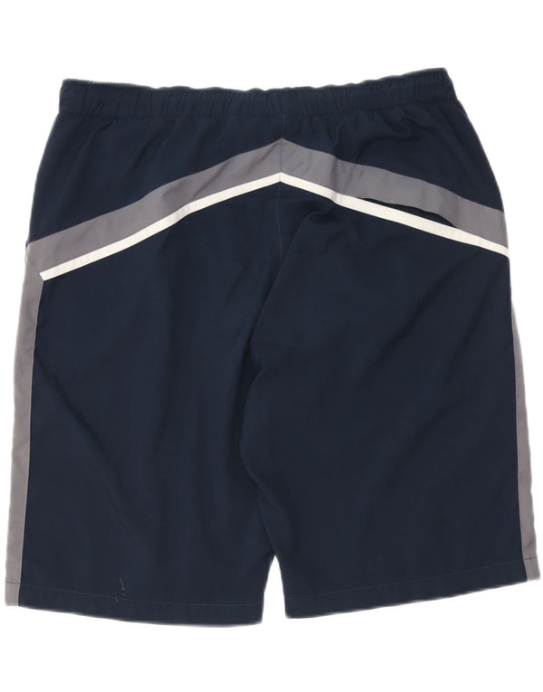 Pantaloncini da bagno da uomo Nike XL blu navy in poliestere color block