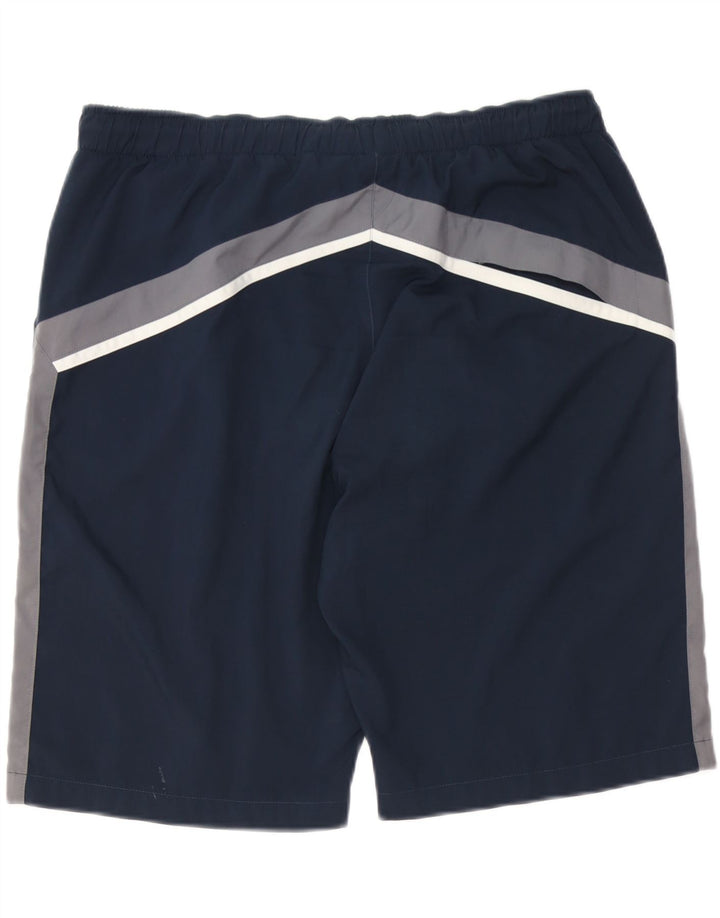 Pantaloncini da bagno da uomo Nike XL blu navy in poliestere color block