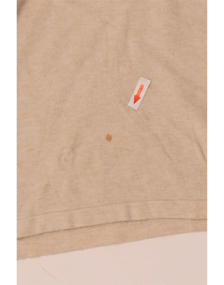 Maglione maglione girocollo da donna Zara UK 10 piccolo bianco sporco