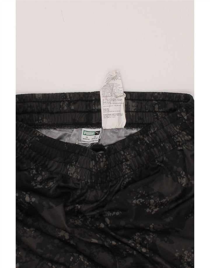 Pantaloncini sportivi Puma da bambino 10-11 anni Poliestere mimetico grigio medio