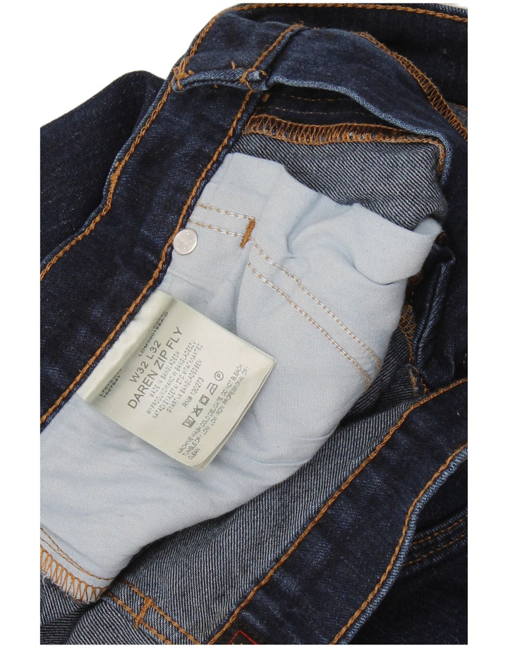 Jeans dritti da uomo LEE Daren Zip Fly W32 L32 cotone blu navy