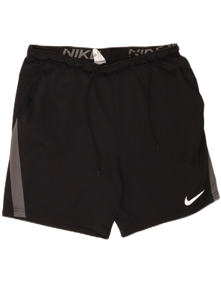 Pantaloncini sportivi Nike da uomo Dri Fit XL neri in poliestere color block