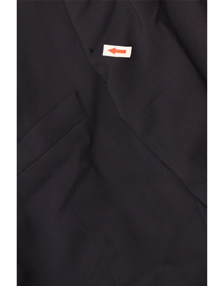 Giacca blazer da uomo a 2 bottoni Brooks Brothers UK 40 Large in lana blu navy