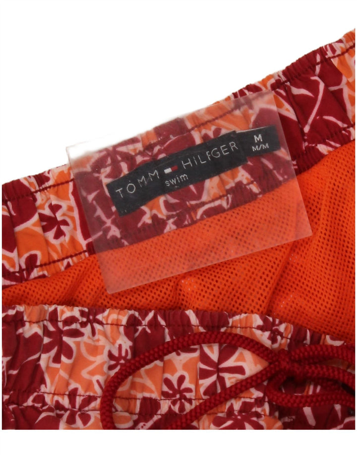 TOMMY HILFIGER Pantaloncini da bagno da uomo Rosso medio floreale