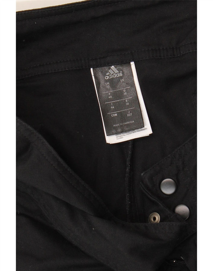 Pantaloni casual ADIDAS da donna Climalite UK 12 medi W32 L30 neri