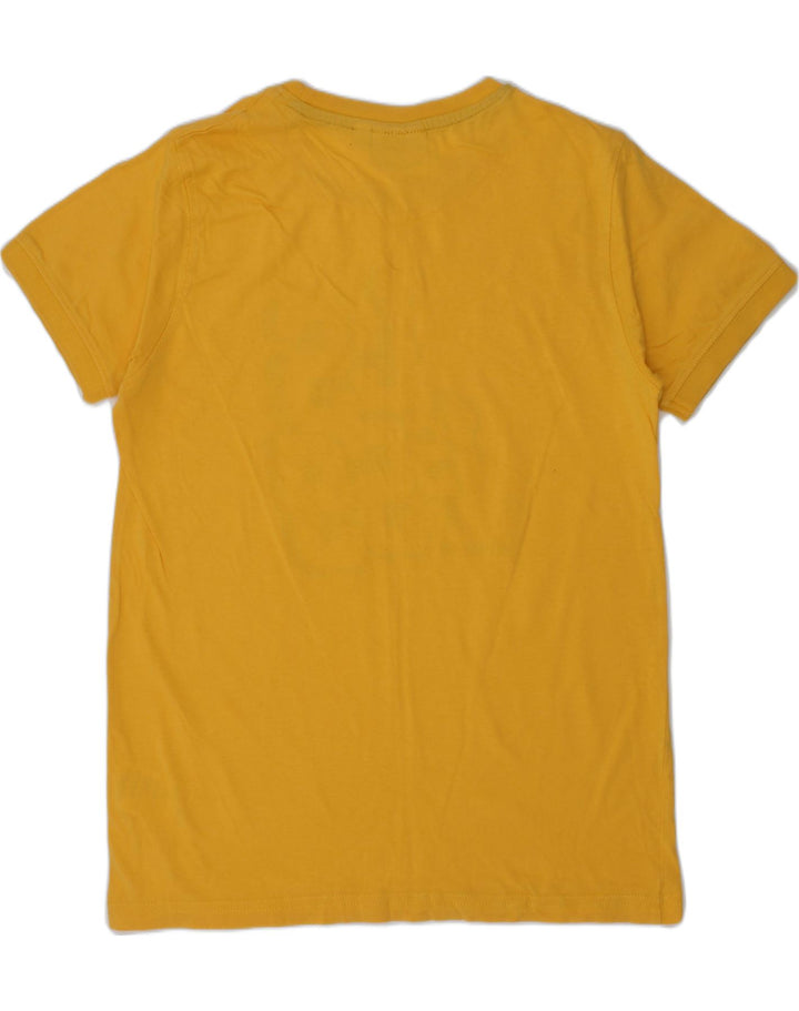 ELLESSE Boys Graphic T-Shirt Top 9-10 Years Yellow Cotton | Vintage Ellesse | Thrift | Second-Hand Ellesse | Used Clothing | Messina Hembry 
