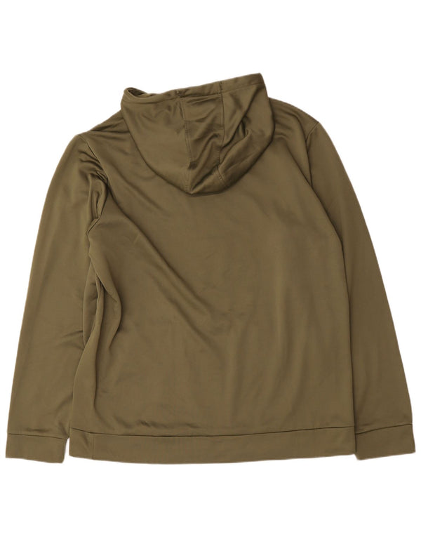 Felpa con cappuccio da uomo Under Armour 2XL Cachi