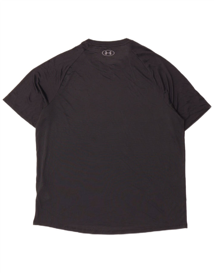 Maglietta da uomo UNDER ARMOUR XL nera in poliestere