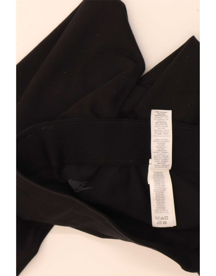Leggings grafici da donna Nike UK 8 piccoli in cotone nero